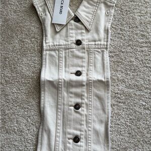 NWT Veronica Beard Ecru Slate Dickey Jacket insert